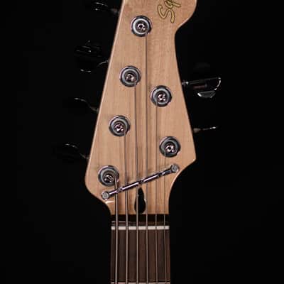 Squier Affinity Jazz Bass VI, Laurel FB, Black Metallic image 9