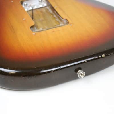 1979 Vintage Fender Stratocaster Ash Sunburst 3-Bolt BODY 1970s USA Strat image 11