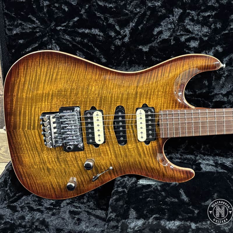 Suhr Custom Shop Standard Carve Top Bengal Burst w/ Brazilian …