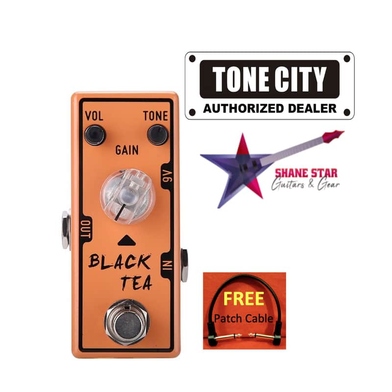 Tone City Black Tea🔊VOX British-Flavored Overdrive VOX AC-30 Style! Sugar-Coated Overdrive Like Valve Amps From The Sixties! image 1