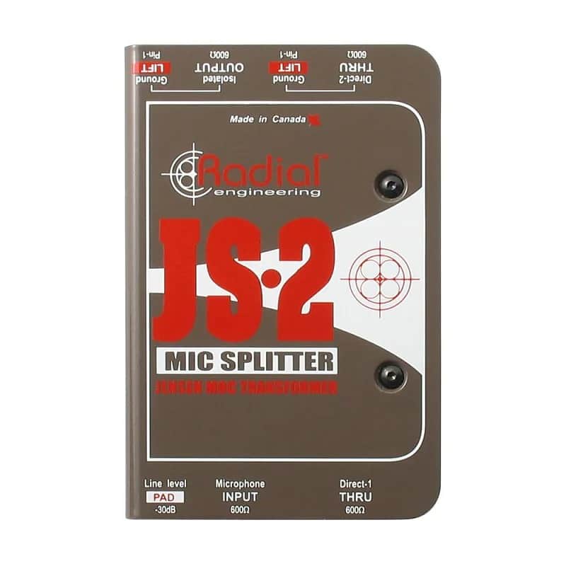 Radial JS-2 Mic Splitter image 1