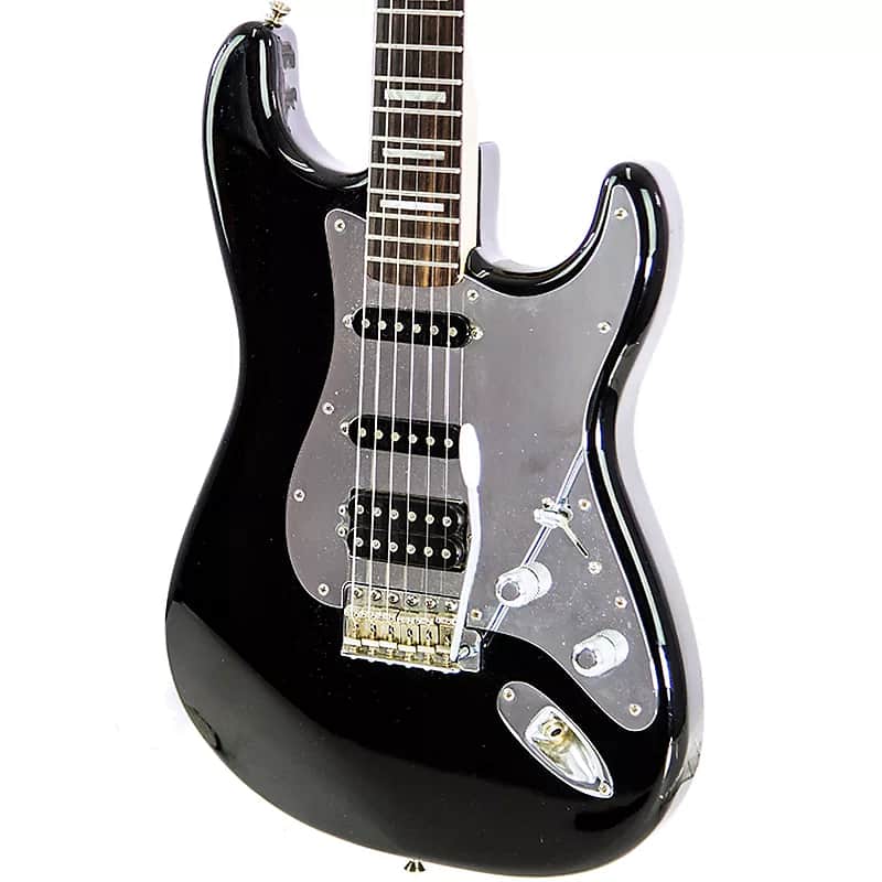 Fender Deluxe Series Big Block Stratocaster Black 2006 image 3