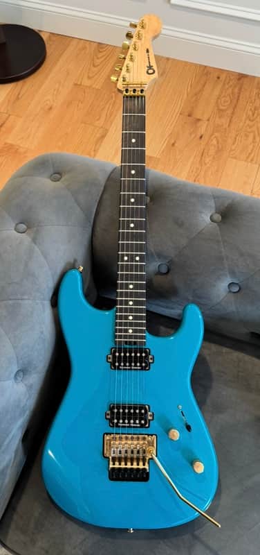 Charvel Pro-Mod San Dimas Style 1 HH FR E Miami Blue - UPGRADED image 1