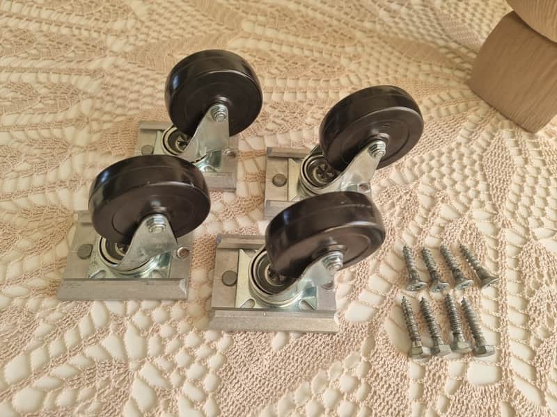 Mesa Boogie Track-Loc 3" Caster Set with Mounting Plates image 1