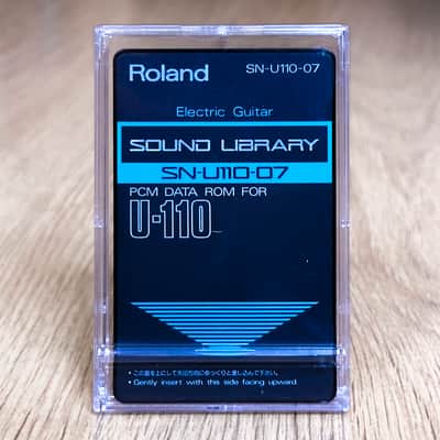 Roland U-110 / U-220 / D-70 / MV-30 // SN-U110-07 Electric Guitar // Voice Rom Data Card