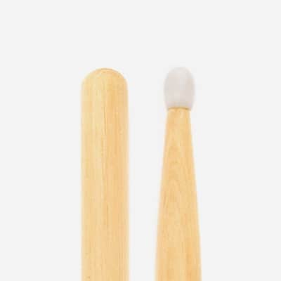Promark 2B Hickory Nylon Tip Drum Sticks TX2BN image 6