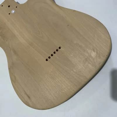 Left Handed Alder Wood Unfinished Telecaster Tele Style Guitar Body image 7