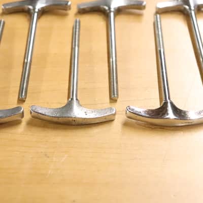 Ludwig USA 4 3/4" Chrome T Rods 13pk Vintage 1960's -70's image 3