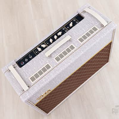 2016 Vox AC30 Hand-Wired Edition AC30HW2 Fawn w/ Celestion Greenbacks, Amp Stand, Cover & Ftsw image 5