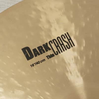 Used Zildjian 16" K Dark Thin Crash Cymbal image 2