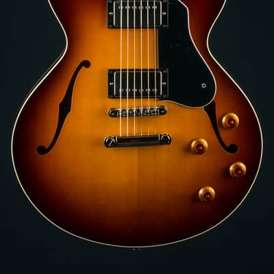 Collings SoCo Semi-Hollow Body European Spruce and and Mahogany Iced Tea Burst with Ron Ellis Pickups NEW image 4