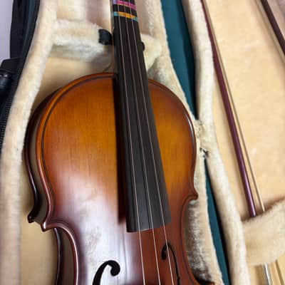 Kessler SV-100 4/4 Full Size Violin - Golden Brown image 7