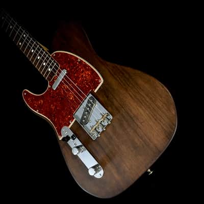 LEFTY! TL66 Custom Relic Build Solid 1-Piece Mahogany Aged Walnut Satin Guitar 7.1 Lb HSC image 15