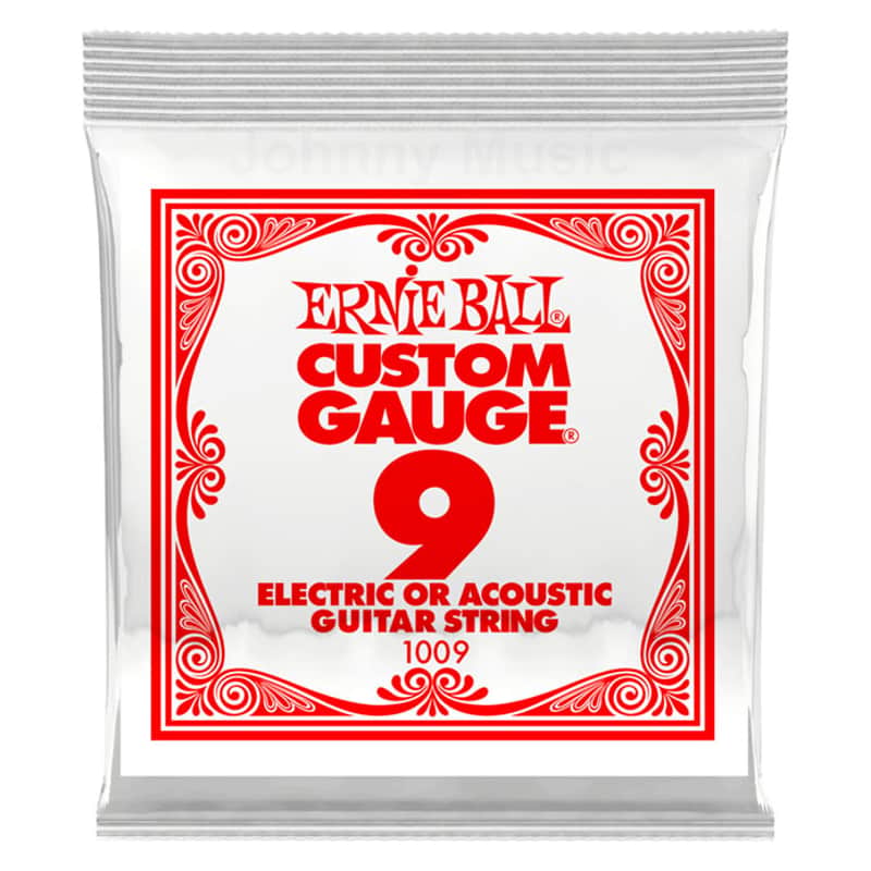 .009 Custom Gauge Plain Steel Single String Electric Or Acoustic Guitar String Specially Tempered image 1