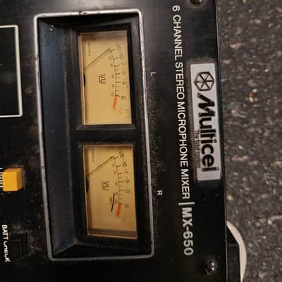 Sony MX-650 Multicel Six Channel Stereo Microphone/Phono Analog Summing Mixer 1979 (Serviced) image 2