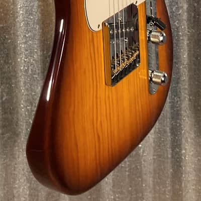 G&L USA Fullerton Deluxe ASAT Classic Bluesboy Old School Tobacco Sunburst Guitar & Bag Blem #9094 image 6
