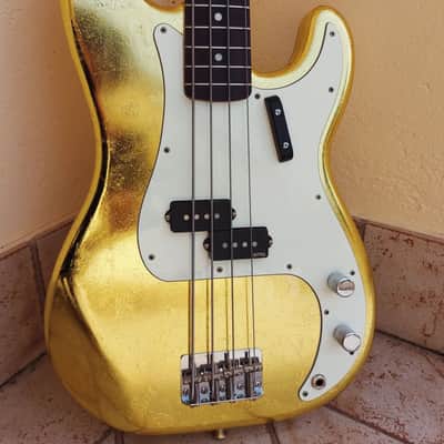 Fender Precision "Gold Leaf" tribute image 1