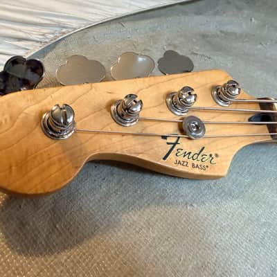 Fender Standard Jazz Bass Left-Handed Electric Bass Guitar Sunburst image 5