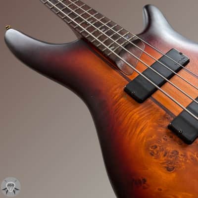 Ibanez SR800 Aged Whiskey Burst Flat 2016 - 4-String Bass - Very Good+ Condition image 4