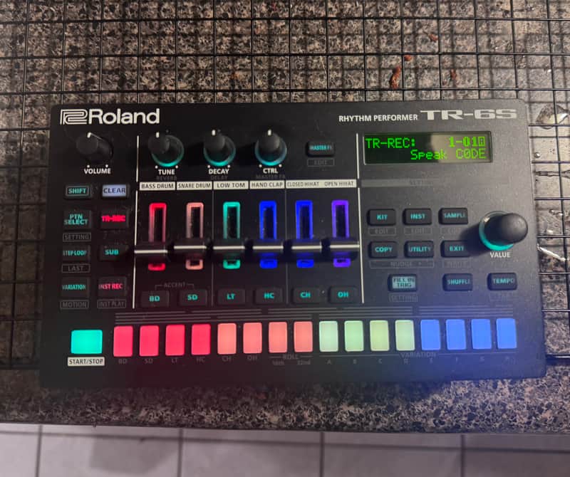 Roland TR-6S Rhythm Composer 2020 - Present - Black image 1