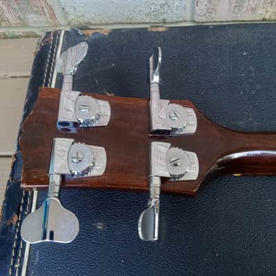Vintage 1969 Gibson EB-1 Violin Body Bass Guitar w/ Original Hardshell Case, Extension Rod! image 17
