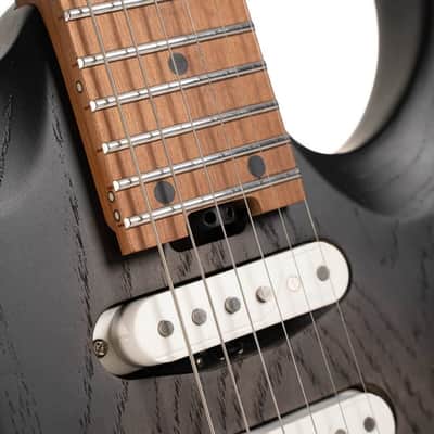 Cort X700OPBB X Series 700 Triality Electric Guitar. Open Pore Black Burst image 9