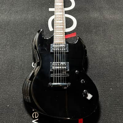 ESP LTD Viper-201B Baritone Electric Guitar - Black image 1