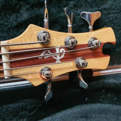 Pre Gibson Tobias Classic 5 String Bass #1782 Unique Rare Bubinga Bartolini image 7