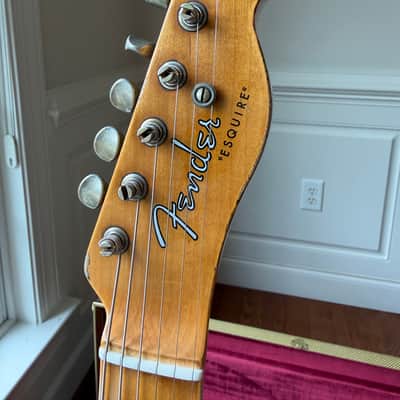 2024 Fender Custom Shop Esquire Telecaster 50s Limited Edition Super Heavy Relic - Aged White Blonde image 7