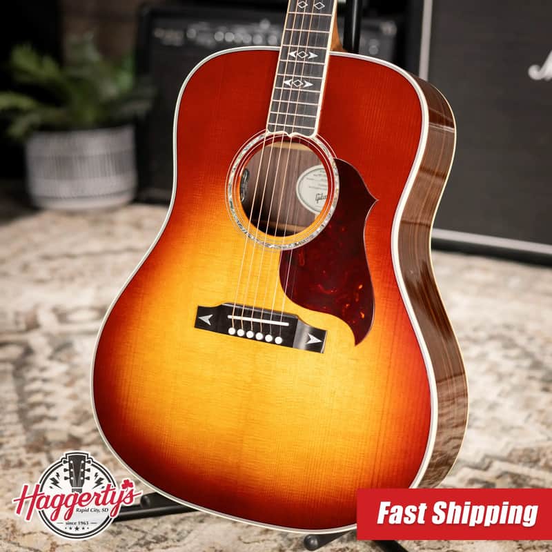 Gibson Songwriter Recording Artist Acoustic / Electric Guitar - Rosewood Burst with Hardshell Case image 1