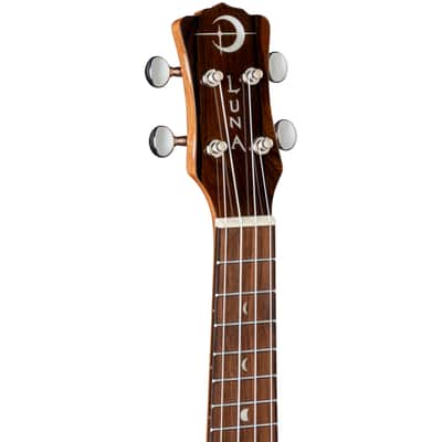 Luna Uke Ziricote Soprano Ukulele NEW w/ Gig Bag, UKE ZIRI S image 3