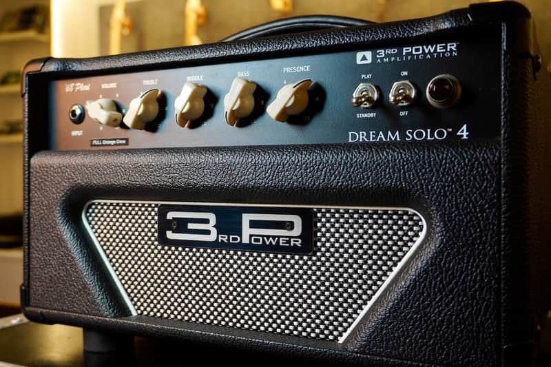 3 RD Power  Dream Solo 4 68’ Plexi Head  22 Watts Hand Wired  Black image 1