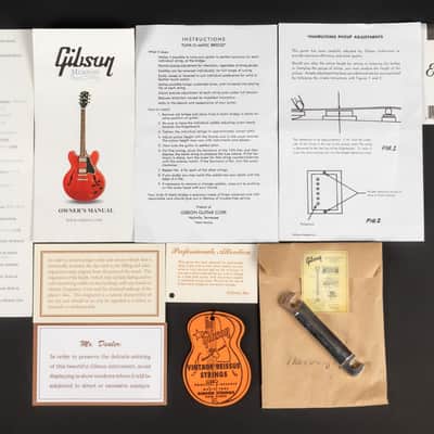 2006 Gibson Memphis Custom ES-335 Dot Figured - Antique Natural | USA Semi-Hollow Flame Maple Classic ’57 Humbucker 3.54kg | OHSC image 18