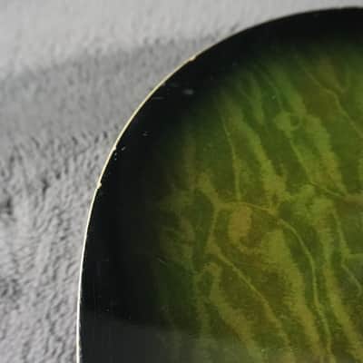 Nikko Guitar 3823 - Quilted Green Acoustic Guitar image 8
