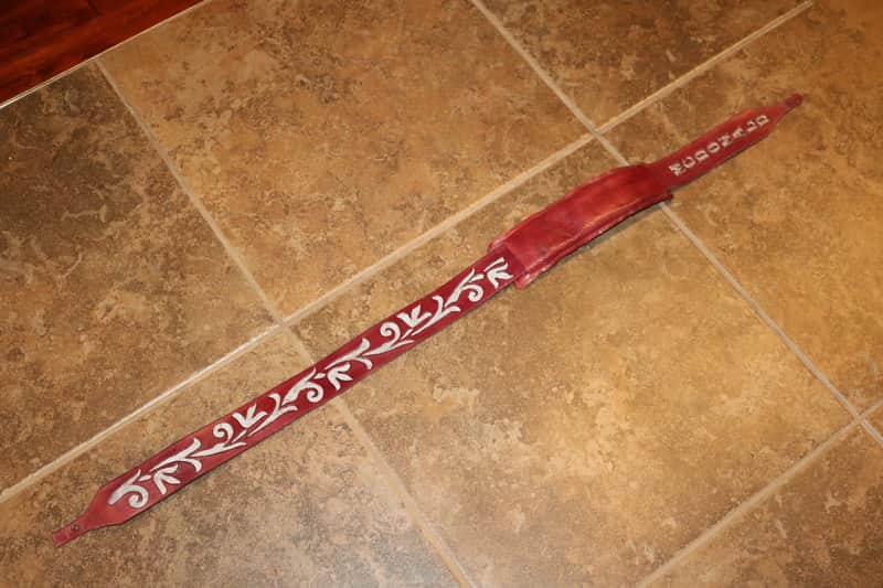 Handmade Vintage leather strap "McDonald" image 1