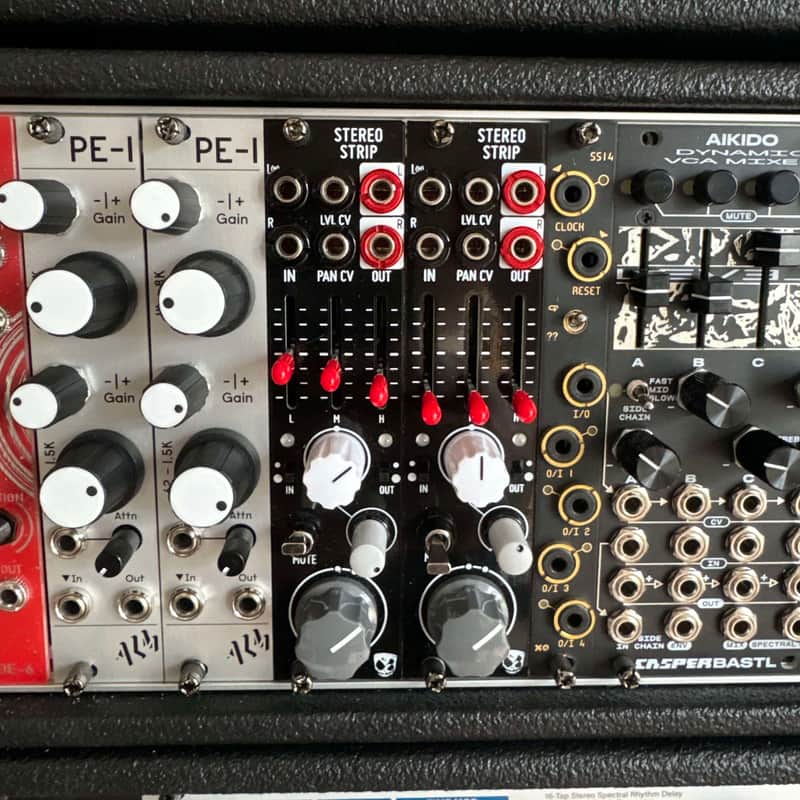 Divkid Stereo Strip Eurorack EQ Panning Panner VCA Distortion (1) Modular Synth image 1