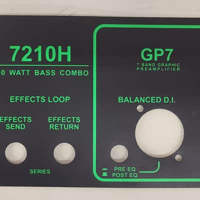 Trace Elliot Electro-Luminescent Front Panel For 7210H Or Equiv. image 3