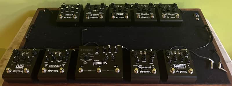 Strymon Midnight Edition Mobius 2022 - Midnight Edition Dark Gray image 1