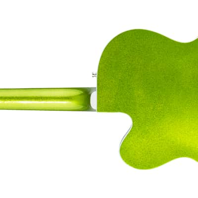 Gretsch G6120T-HR Brian Setzer Sig Hot Rod Hollow Body with Bigsby Rosewood FB Extreme Coolant Green Sparkle with Bag image 2