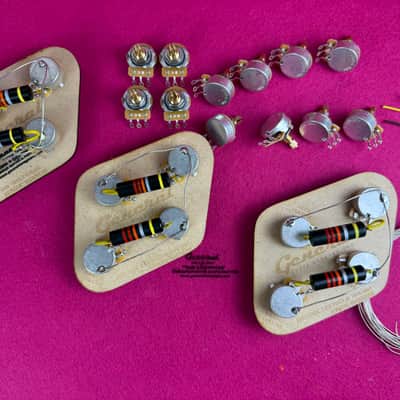 General Vintage Tone Prewired Harness electronics for Les Paul ®️ 1956 - 1959 CTS Burst taper pots 550k image 6