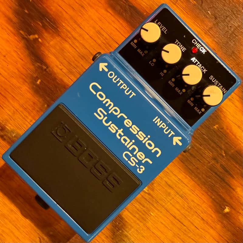 Boss CS-3 Compression Sustainer (Silver Label) 1997 - Present - Blue image 1