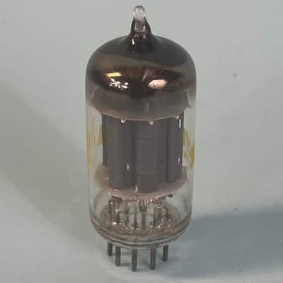 1970s Sylvania 5963 12AU7WA Vintage Long Plate Halo Getter Preamp Tube! T220 image 4