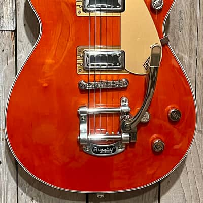 New Gretsch G5230T Electromatic Jet FT with Bigsby - Orange Stain, Ships Ultra Fast With A Pro Set Up! image 4
