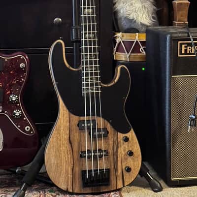 Schecter Model-T 4 Exotic Black Limba - Natural image 1