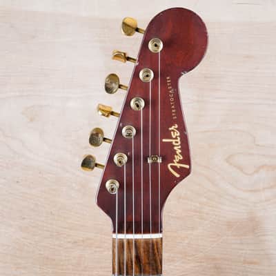 Fender Order Made ST-62 Stratocaster Reissue MIJ 1993 Satin Transparent Walnut Fujigen w/ Bag image 22