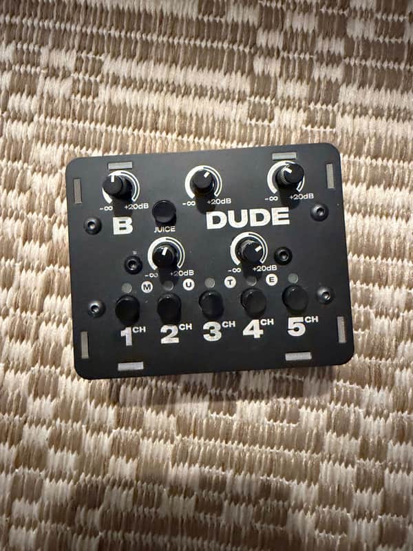 BASTL Instruments Dude 5-Channel Monophonic Mixer | Reverb