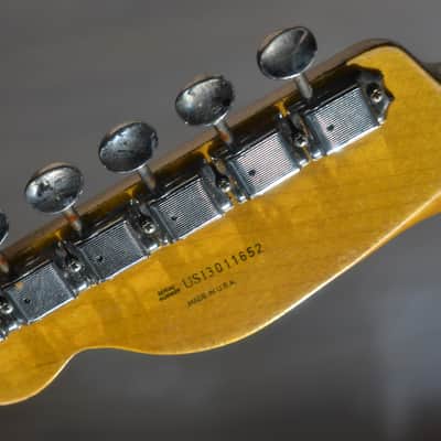 American Fender Telecaster Custom Heavy Relic Pink Gold Sparkle Colorshift! image 18