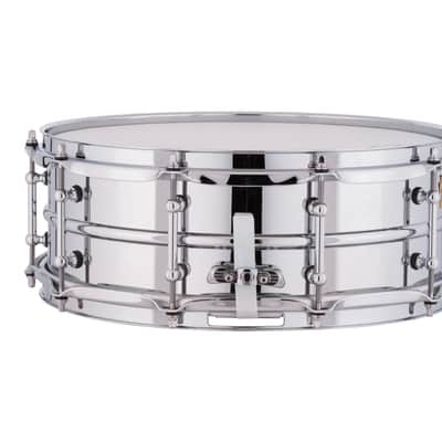 Ludwig *Pre-Order* Supraphonic 5x14" Chrome over Aluminum Snare Drum w/Tube Lugs | LM400T | Made in the USA | Special Order | Authorized Dealer image 3