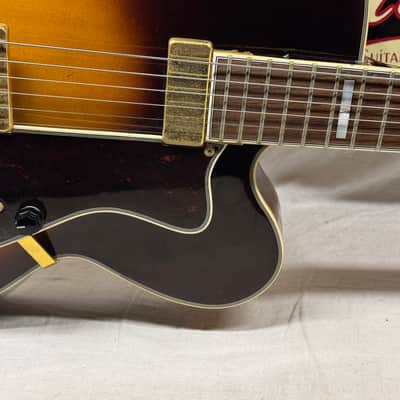 Epiphone Emperor Archtop Hollowbody Guitar with Case 1996 - Antique Sunburst image 7