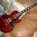 2006 GIBSON LES PAUL STUDIO GUITAR SEE THRU RED GOLD HARDWARE ROSEWOOD FRETBOARD